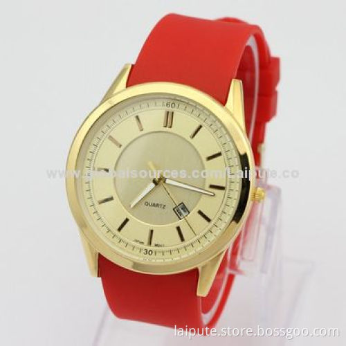 Most Popular/China Slim Silicone Sports Watch, Customized Logos and Colors Welcomed